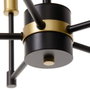 Ixia Lámpara de Techo Oro-Negro Metal