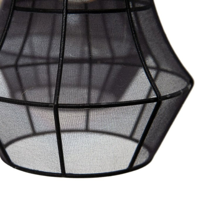 Ixia Lámpara de Techo Negro Tejido-Metal 40 x 40 x 140 cm