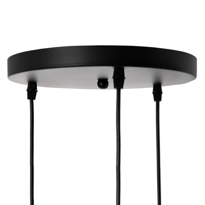 Ixia Lámpara de Techo Negro Tejido-Metal 40 x 40 x 140 cm