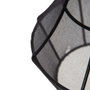 Ixia Lámpara de Techo Negro Tejido-Metal 40 x 40 x 140 cm