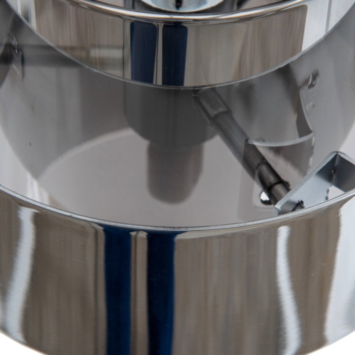 Lámpara Techo Plata Cristal/Metal 13 X 13 X 12 cm