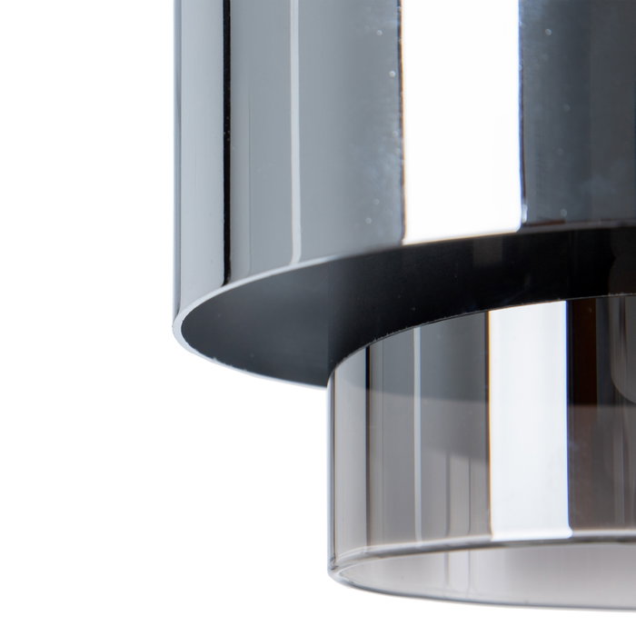 Lámpara Techo Plata Cristal/Metal 13 X 13 X 12 cm