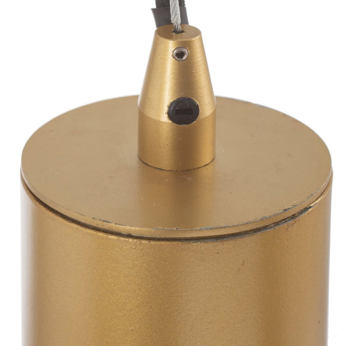 Lámpara Techo Oro Cristal/Metal 22 X 22 X 120 cm