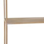 Ixia Estantería Natural-Blanco de Hierro 43 x 13 x 84 cm