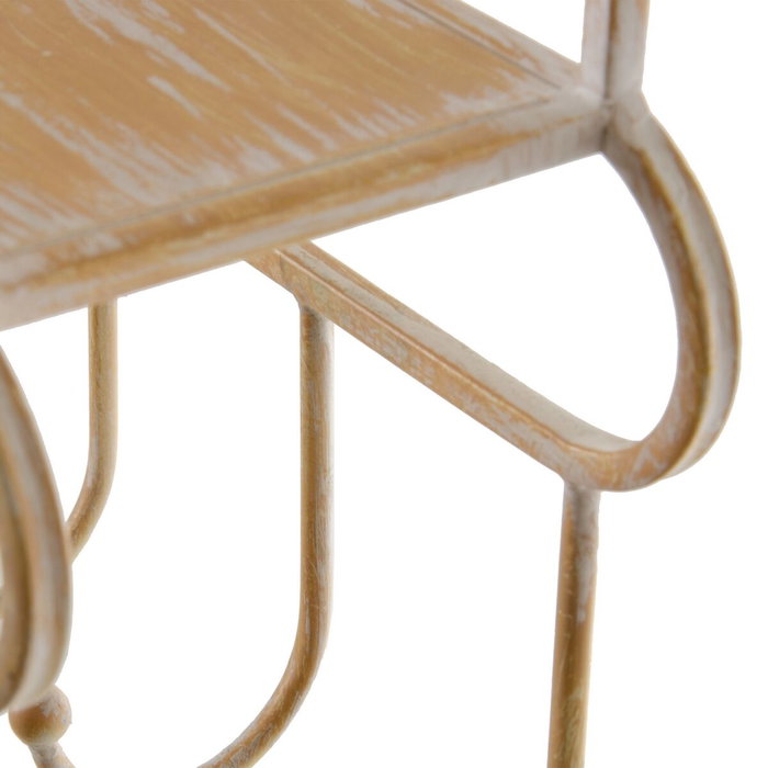 Ixia Estantería Natural-Blanco de Hierro 43 x 13 x 84 cm Ixia Estantería Natural-Blanco de Hierro 43 x 13 x 84 cm