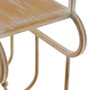 Ixia Estantería Natural-Blanco de Hierro 43 x 13 x 84 cm