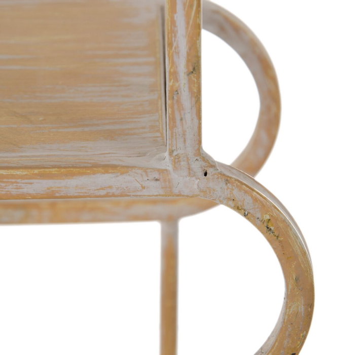 Ixia Estantería Natural-Blanco de Hierro 43 x 13 x 84 cm Ixia Estantería Natural-Blanco de Hierro 43 x 13 x 84 cm
