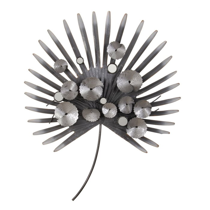 Ixia Mural de Pared Plata Metal Decoración 94 x 10 x 116,50 cm Ixia Mural de Pared Plata Metal Decoración 94 x 10 x 116,50 cm