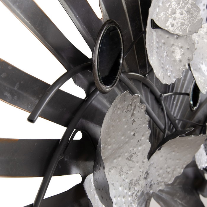 Mural Pared Plata Metal Decoración 94 X 10 X 116,50 cm