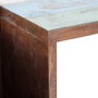 Ixia Escritorio Marrón-Azul Madera y Metal 140 x 35 x 77 cm