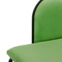 Ixia Banqueta de Terciopelo Verde Tejido-Metal