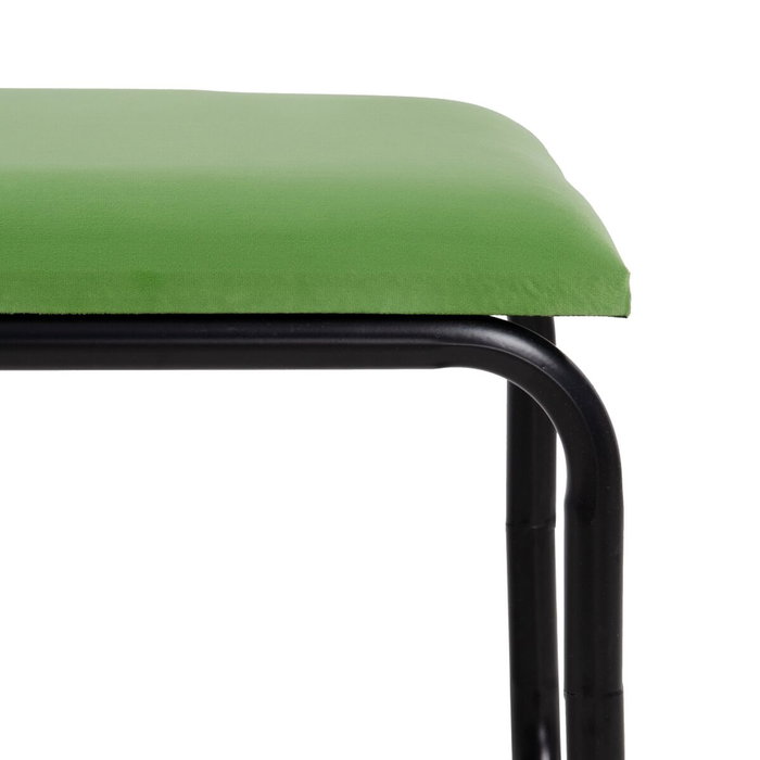 Ixia Banqueta de Terciopelo Verde Tejido-Metal Ixia Banqueta de Terciopelo Verde Tejido-Metal