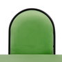 Ixia Banqueta de Terciopelo Verde Tejido-Metal