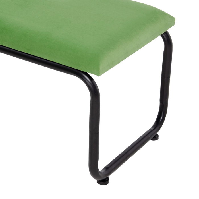Ixia Banqueta de Terciopelo Verde Tejido-Metal Ixia Banqueta de Terciopelo Verde Tejido-Metal