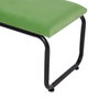 Ixia Banqueta de Terciopelo Verde Tejido-Metal