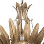 Ixia Lámpara de Techo Hojas Oro Metal