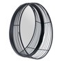 Ixia Espejo de Metal Negro Decoración 41 x 13 x 41 cm