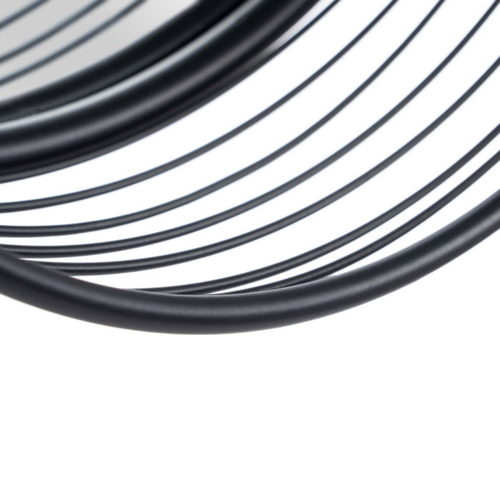 Espejo Negro Metal Decoración 41 X 13 X 41 cm