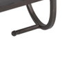 Espejo Estante Negro Metal Decoración 51 X 14 X 80 cm