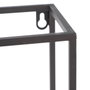 Ixia Macetero Estante Oro-negro Metal 36 x 12 x 36 cm