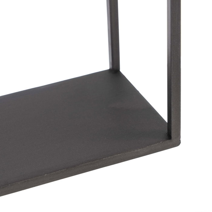 Ixia Macetero Estante Oro-negro Metal 36 x 12 x 36 cm