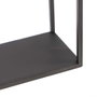 Ixia Macetero Estante Oro-negro Metal 36 x 12 x 36 cm