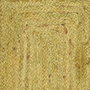 Ixia Alfombra de Decoración Verde de Yute 170 x 70 x 20 cm