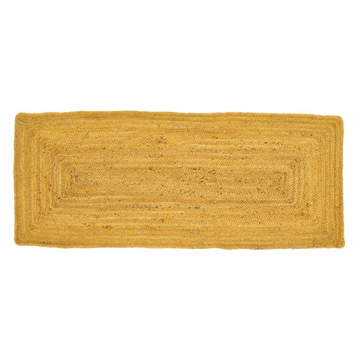 Ixia Alfombra de Decoración Amarillo Yute 170 x 70 x 20 cm Ixia Alfombra de Decoración Amarillo Yute 170 x 70 x 20 cm