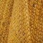 Ixia Alfombra de Decoración Amarillo Yute 170 x 70 x 20 cm
