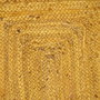 Alfombra Amarillo Yute Decoración 170 X 70 cm