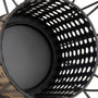 Ixia Portavelas Natural-negro Metal 20 x 20 x 21 cm