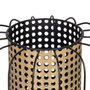 Ixia Portavelas Natural-negro de Hierro 23 x 23 x 28 cm