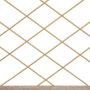 Ixia Estante Natural-Oro de Metal y Madera 43 x 13 x 43 cm