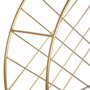 Ixia Estante Natural-Oro Metal y Madera 51 x 14 x 51 cm
