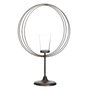 Ixia Portavelas Plata Metal-Cristal 32,50 x 14,30 x 49,50 cm