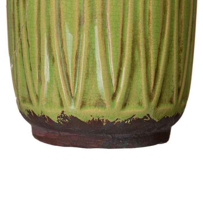 Ixia Jarrón Pistacho de Cerámica 15 x 15 x 27,50 cm