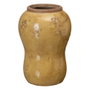 Jarrón Mostaza Cerámica Decoración 14,50 X 14,50 X 21,50 cm