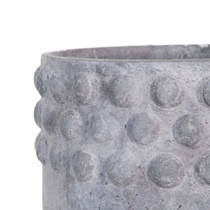 Macetero 37 x 37 x 27,5 cm Gris Resina
