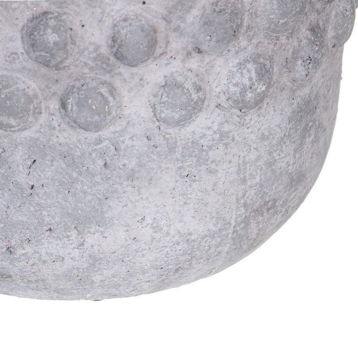 Macetero 37 x 37 x 27,5 cm Gris Resina