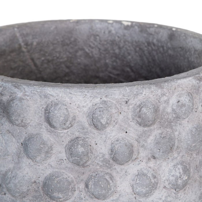 Macetero 37 x 37 x 27,5 cm Gris Resina