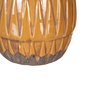 Jarrón Mostaza Cerámica Decoración 14 X 14 X 25,50 cm