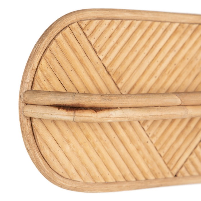 Toallero Natural Ratán Decoración 62,50 X 10,50 X 18,50 cm