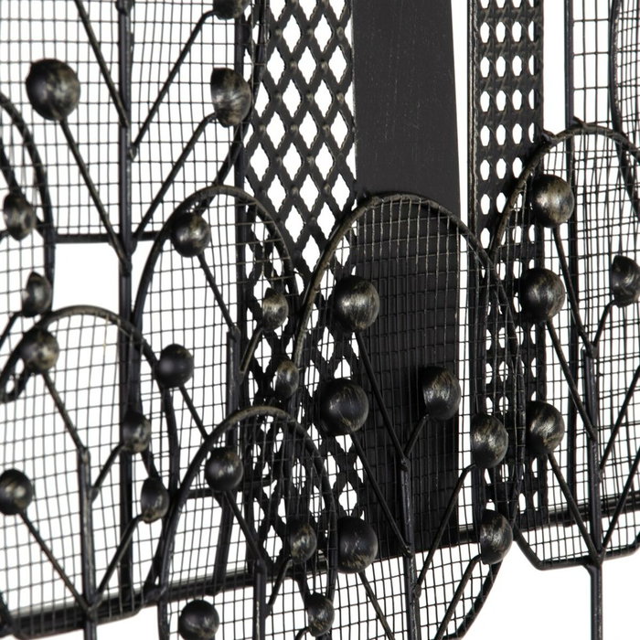 Ixia Mural de Pared New York Negro Metal 106 x 4 x 56 cm Ixia Mural de Pared New York Negro Metal 106 x 4 x 56 cm