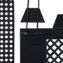 Ixia Mural de Pared New York Negro Metal 106 x 4 x 56 cm
