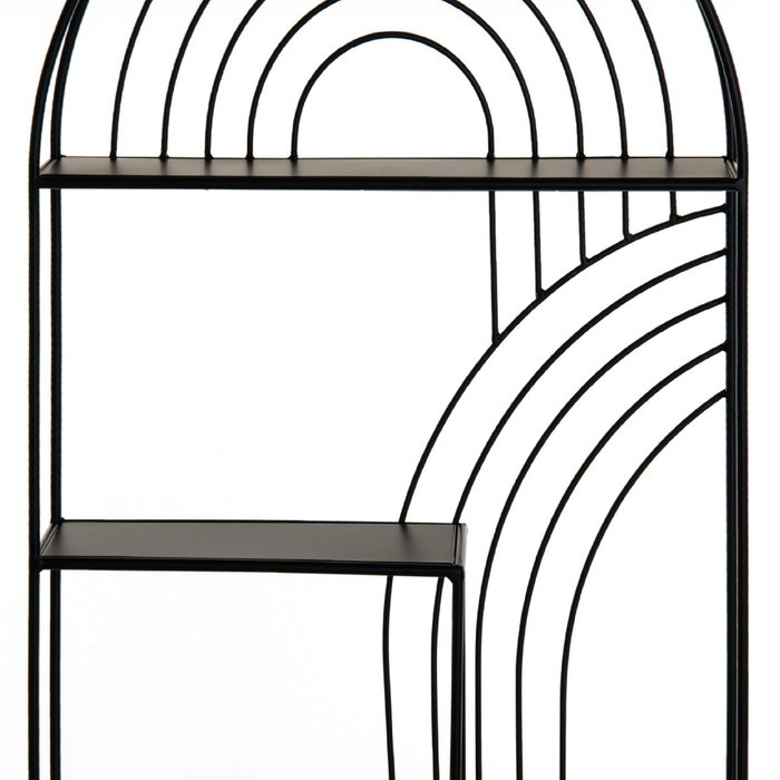 Ixia Estantería de Metal Negro para Decoración
