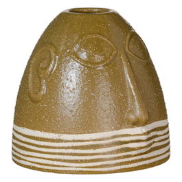 Jarrón 18 x 17 x 16 cm Cerámica Marrón