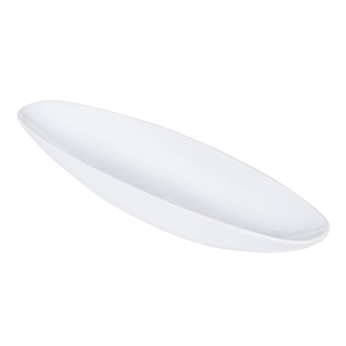 Centro Mesa Blanco Cerámica Decoración 39,50 X 10,50 X 5 cm