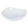 Ixia Centro de Mesa Blanco de Cerámica 29,50 x 29,50 x 8 cm