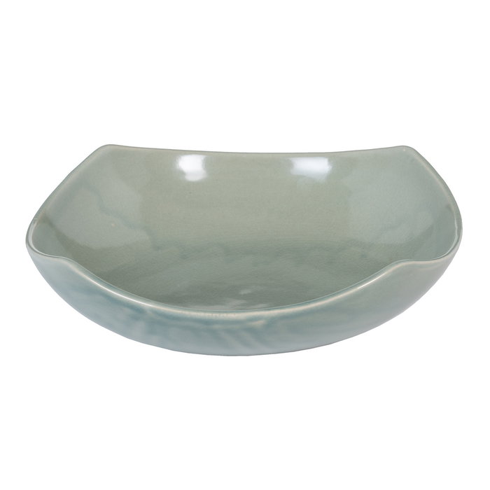 Centro Mesa Azul Claro Cerámica 29,50 X 29,50 X 8 cm