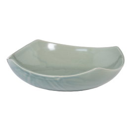 Ixia Centro de Mesa Azul Claro Cerámica 29,50 x 29,50 x 8 cm